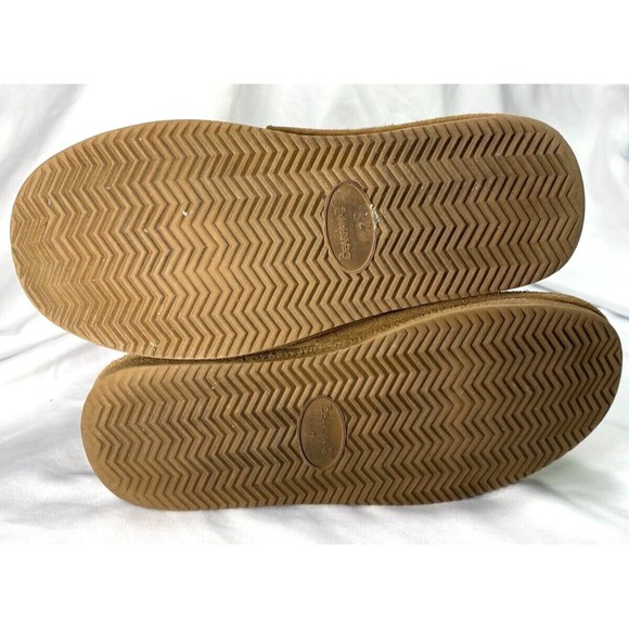 Bearpaw Boots Women's Size 7 ABIGAIL 1 Button Chestnut Suede Sheepskin Mid-Calf - Picture 3 of 9